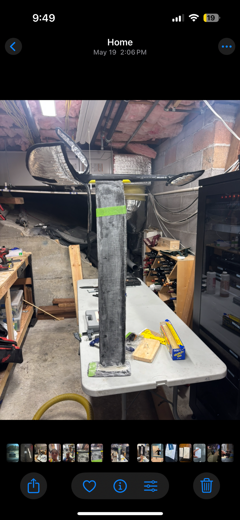 CNC router machining the project tooling